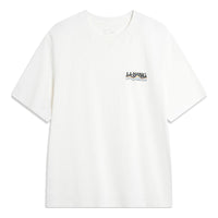 Li-Ning Wave Graphic T-shirt 'White' AHSU301-1