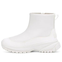 (WMNS) UGG Yose Zip Fleece Lined Snow Boots White 1112329-WHT