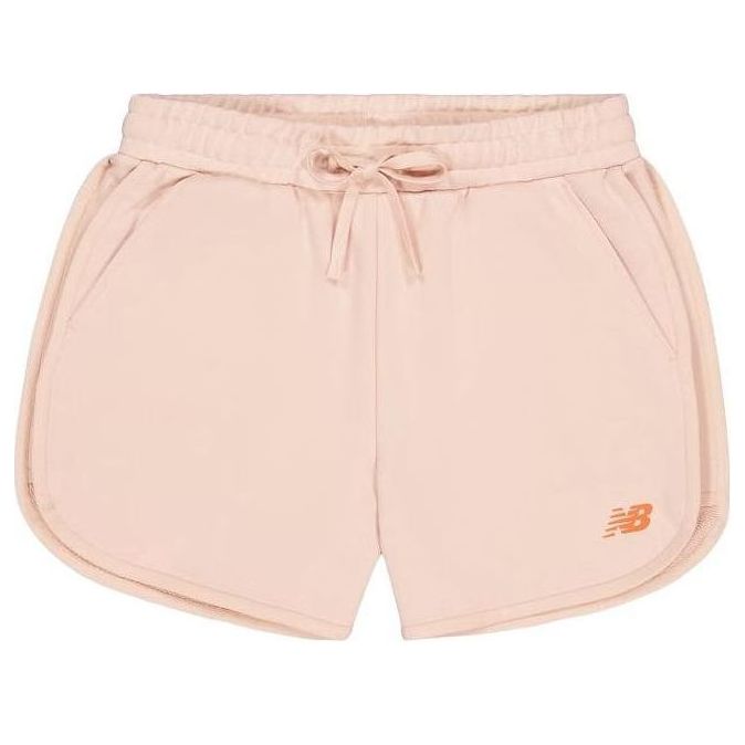 (WMNS) New Balance High-Rise Shorts With Placement Brand Logo Asia Sizing 'Pink' AWS41336-DVR