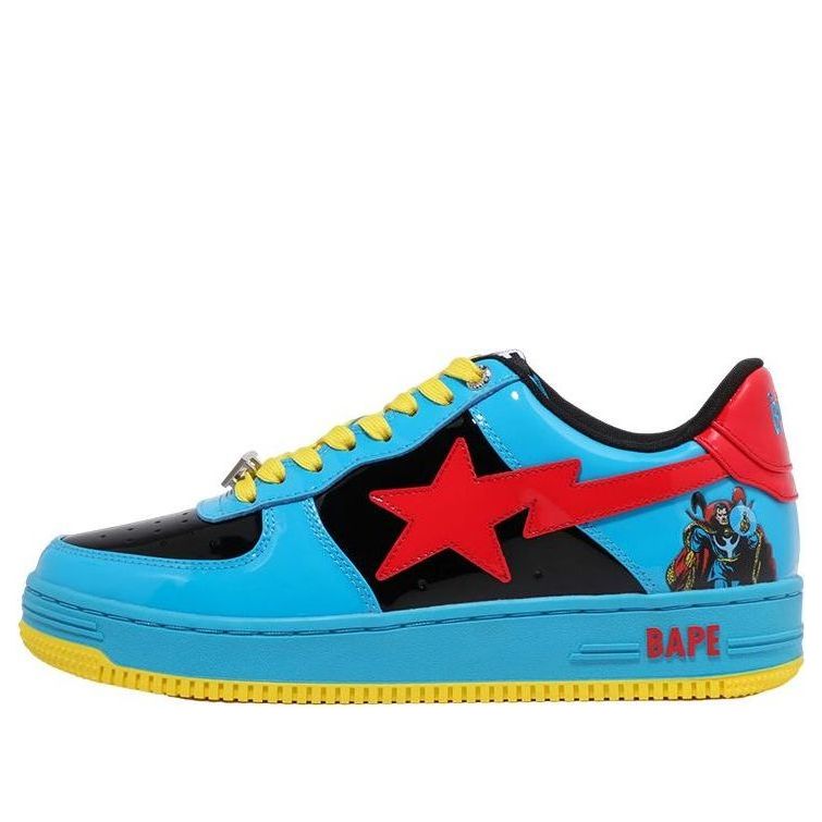 (WMNS) A BATHING APE Bape Sta Low 'Red Blue Yellow' 1I73-291-916