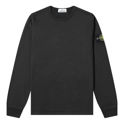 STONE ISLAND Lightweight Crew Sweatshirt 'Black' 751564450-V0029