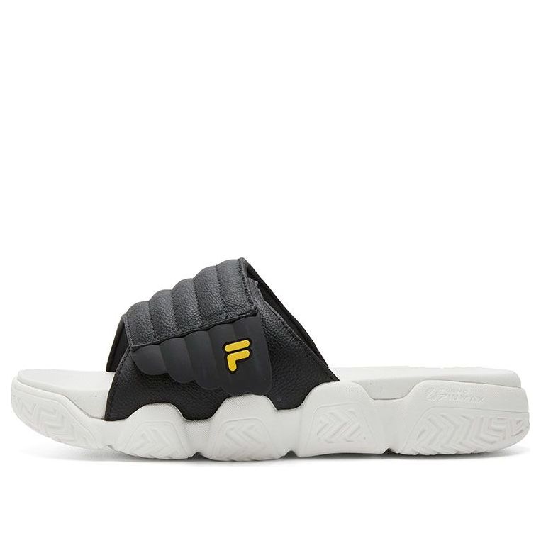 (WMNS) FILA FUSION BARRICADE Slippers 'Black White' T12W321507F-BB