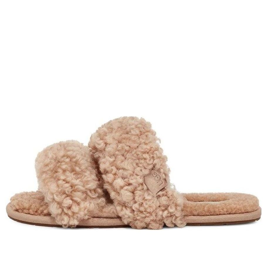 (WMNS) UGG Maxi Curly Scuffetta 'Sand' 1130837-SAN