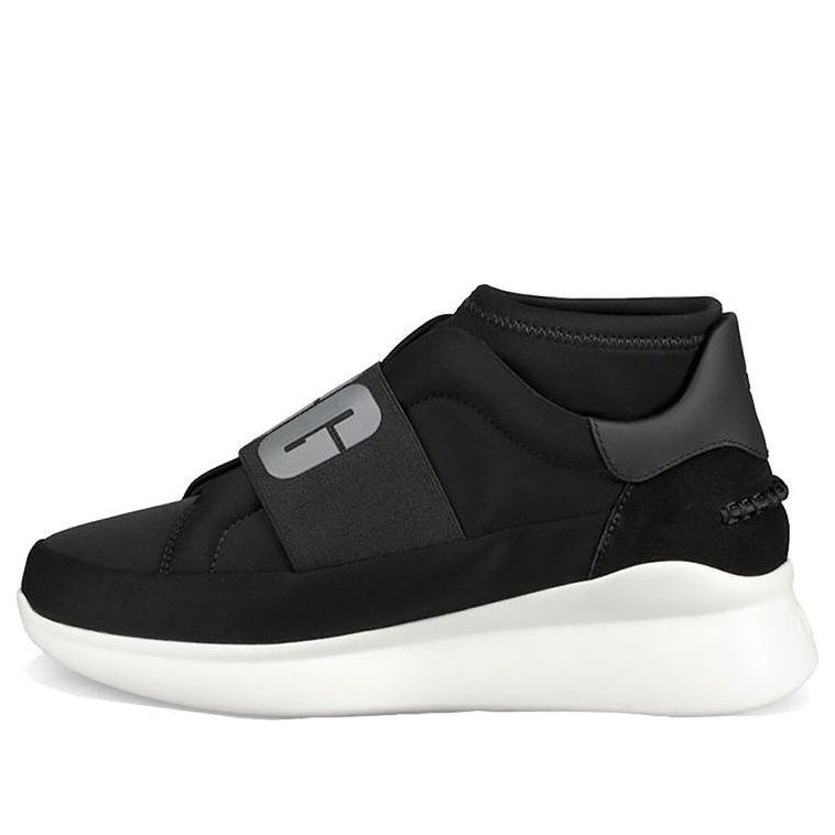 (WMNS) UGG other Platform shoes 'Black White' 1095097-BLK