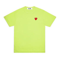COMME des GARCONS PLAY Pastelle Red Emblem T-Shirt 'Green' AZ-T272-051-2