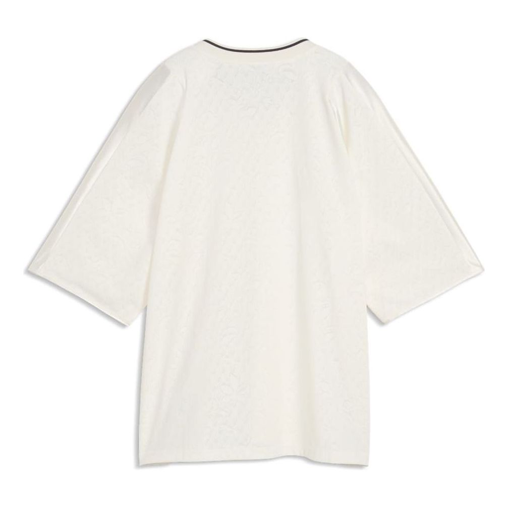 (WMNS) PUMA Lace Pack Oversized Jersey 'Warm White' 638741-87