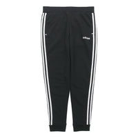 adidas neo M Ce 3sq2 Kn Tp Casual Sports Side Stripe Bundle Feet Long Pants Black GP4916