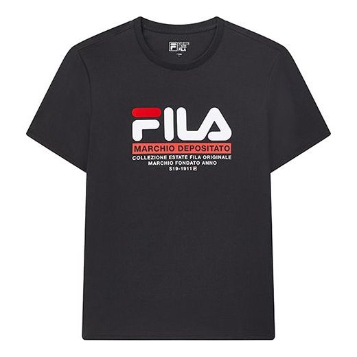 Men's FILA Sports Fashion Sports Short Sleeve Legendary Blue T-Shirt F61M028127F-NV