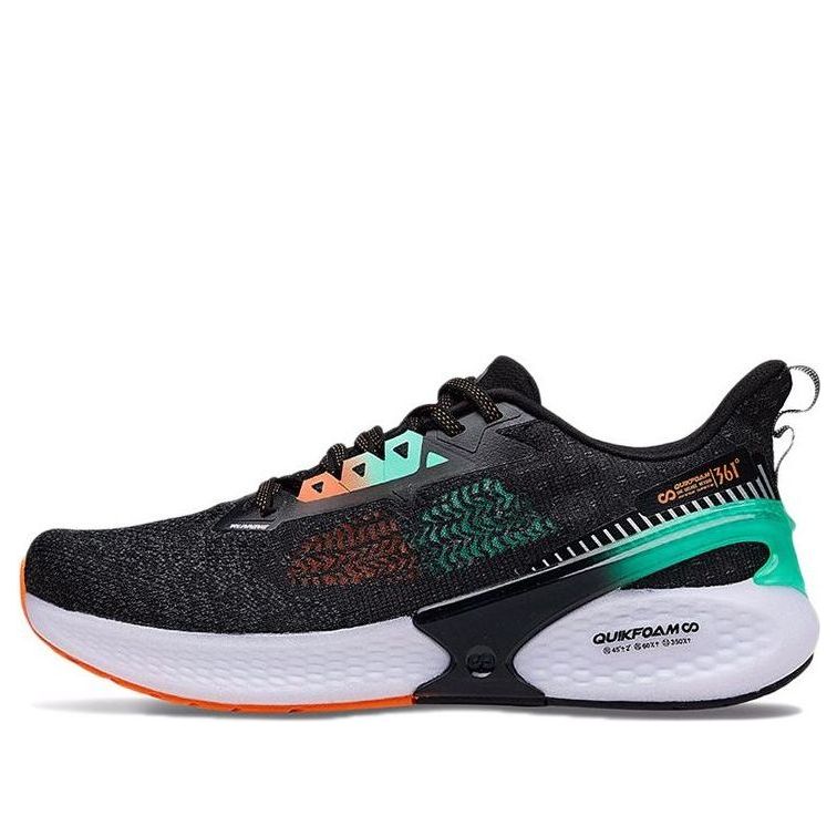 361 Degrees Three-Body3 Tech-System Sport Shoes 'Black Green' 572122288-7