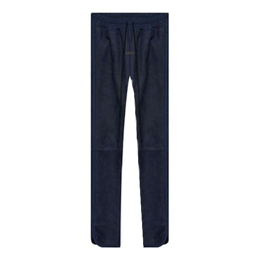 Fear of God Leather Trackpant 'Navy' FG40-016NUB-415