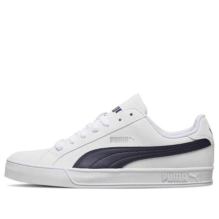 PUMA Smash Vulc White/Blue 359622-10