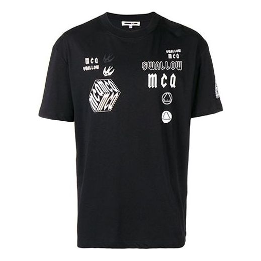 McQ Alexander McQueen Cotton Printing Short Sleeve Unisex 291571-RLT69-1000