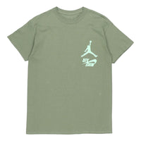 Travis Scott Cactus Jack x Jordan Crossover Pattern Short Sleeve 'Green' TC-305