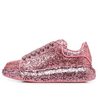 (WMNS) Alexander McQueen Larry Oversize Glittered Sneakers 'Rose Pink' 708072W4PZ25496