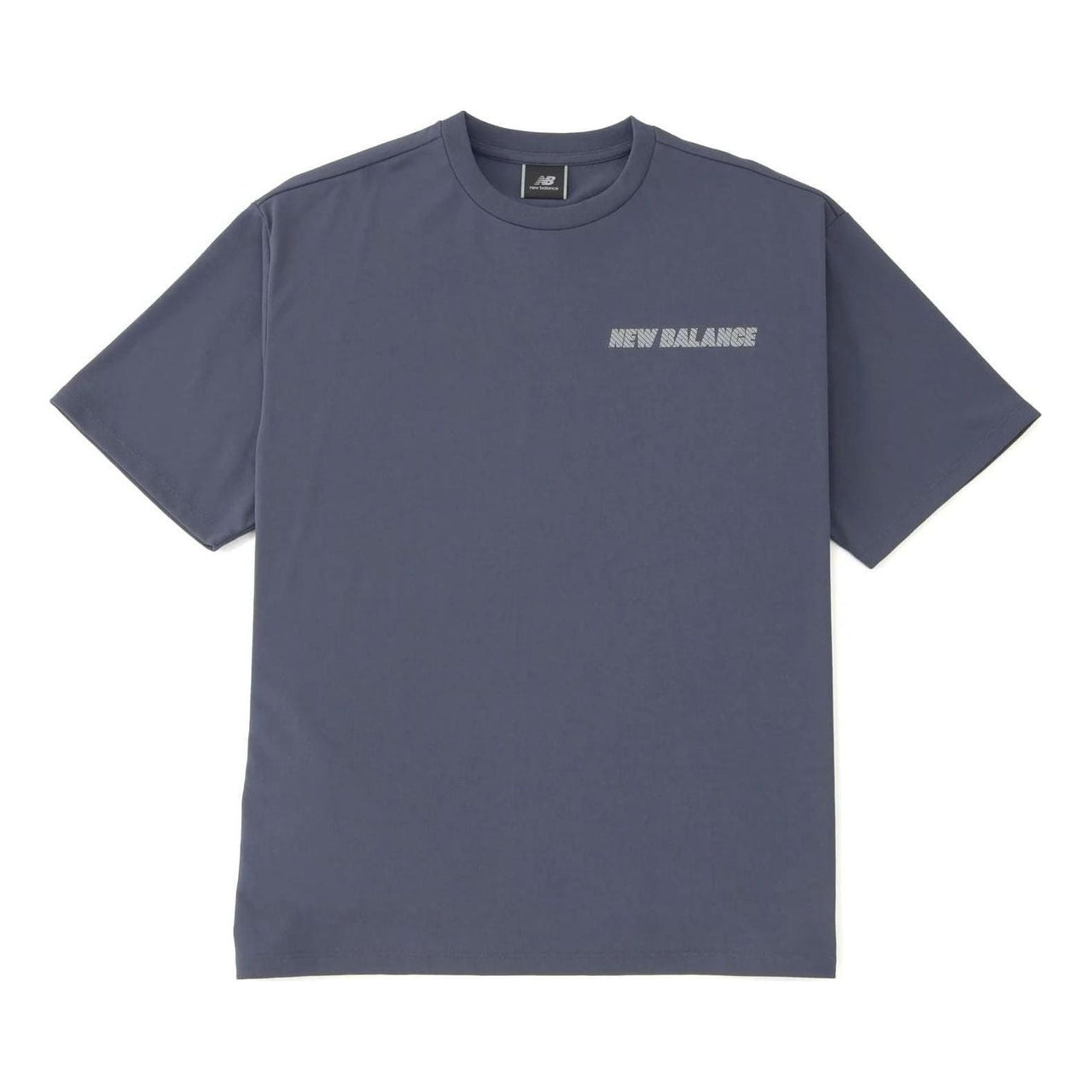 New Balance MET24 Reflection NB Logo T-Shirt Asia Sizing 'Graphite' AMT45005-GT