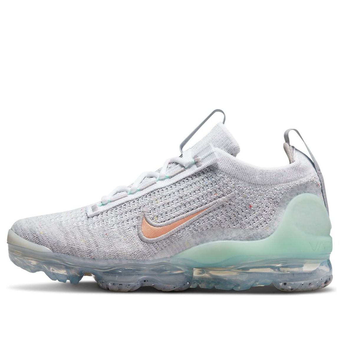 (GS) Nike Air VaporMax 2021 Flyknit 'Pure Platinum Mint Foam' DB1550-008