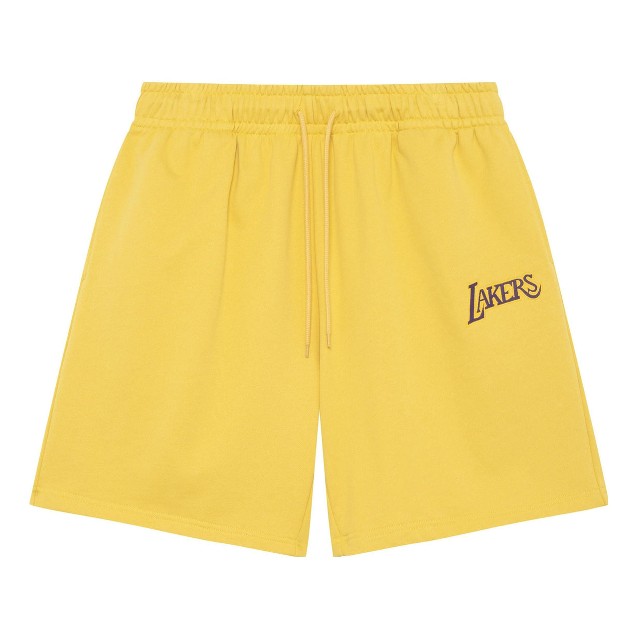 Mitchell & Ness x NBA Los Angeles Lakers Small Logo Shorts 'Yellow' MNJYSSS23113-YELLOW