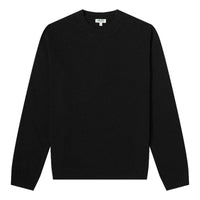 Men's KENZO Solid Color Round Neck Long Sleeves Pullover Black F965PU2043BA-99