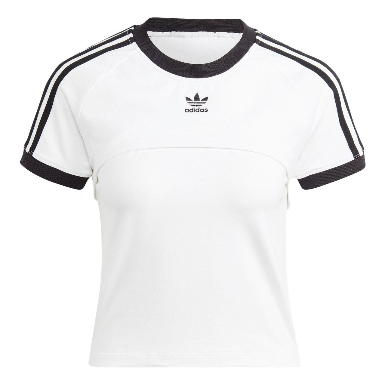(WMNS) adidas Always Original T-Shirt Asia Sizing 'White Black' IC8808