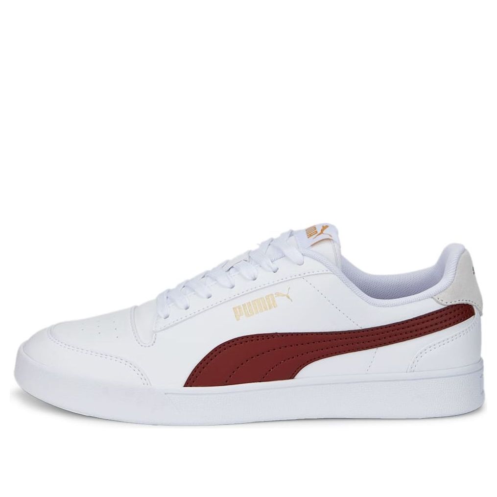 PUMA Shuffle Trainers 'White Burgundy' 309668-23
