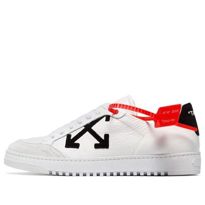 (WMNS) OFF- Carryover low-top leather sneakers 'White' OWIA093S19D680340110