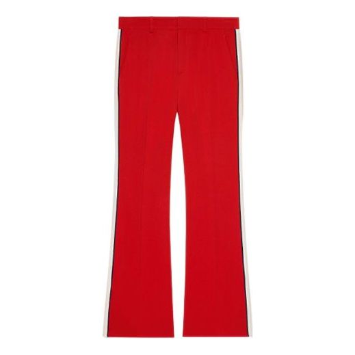(WMNS) Gucci Rayon Slim Fit Casual Pants For Red 524709-ZKR01-6087