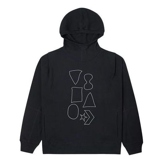 Converse Shapes Graphic Bubble Pullover Hoodie 'Black' 10022372-A03