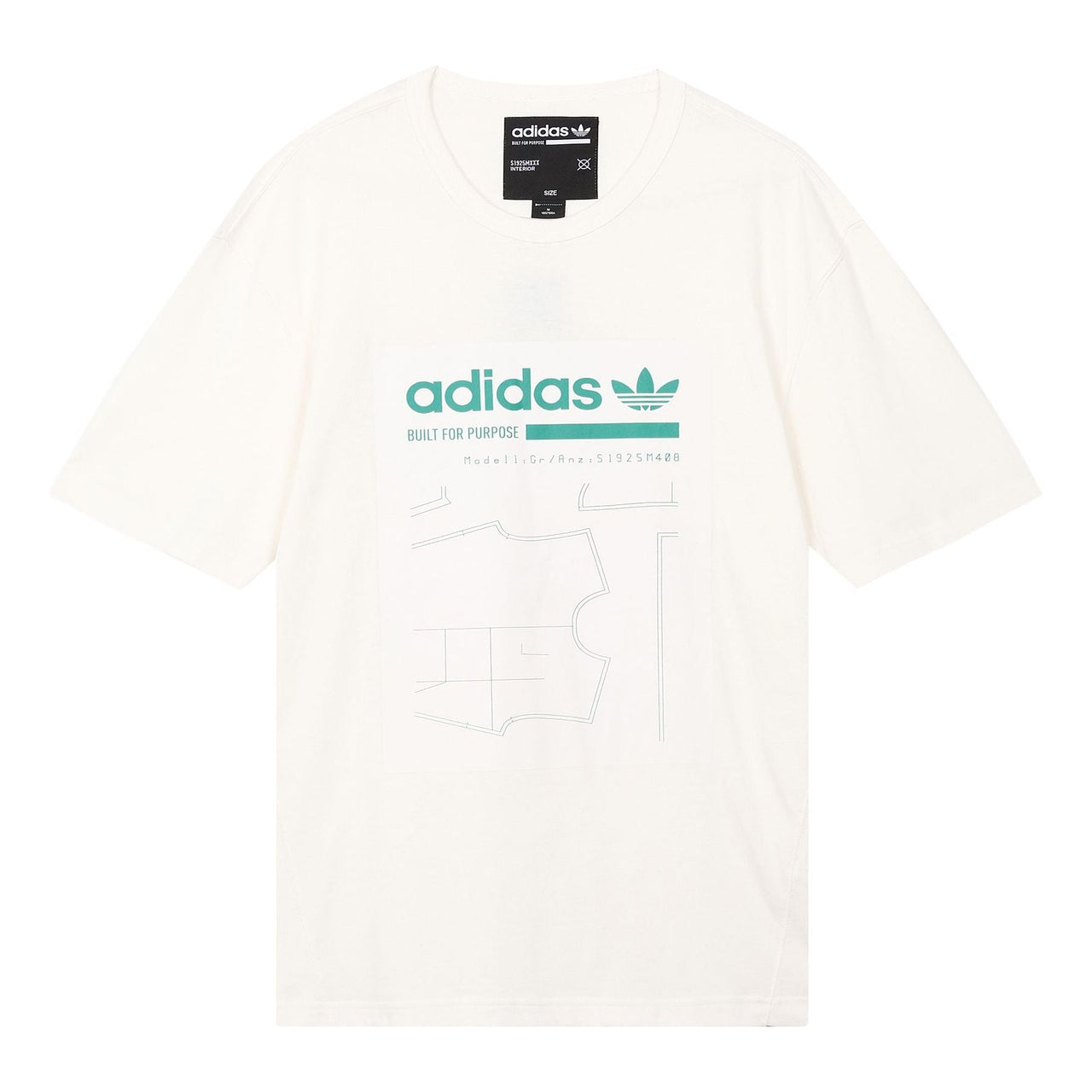adidas originals Graphic Tee Logo Printing Short Sleeve White DV1911