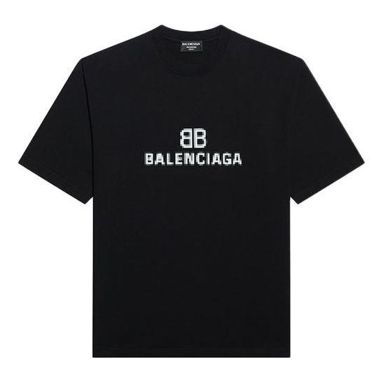 Balenciaga FW21 Retro Logo Printing GS Black 612966TKVI71070