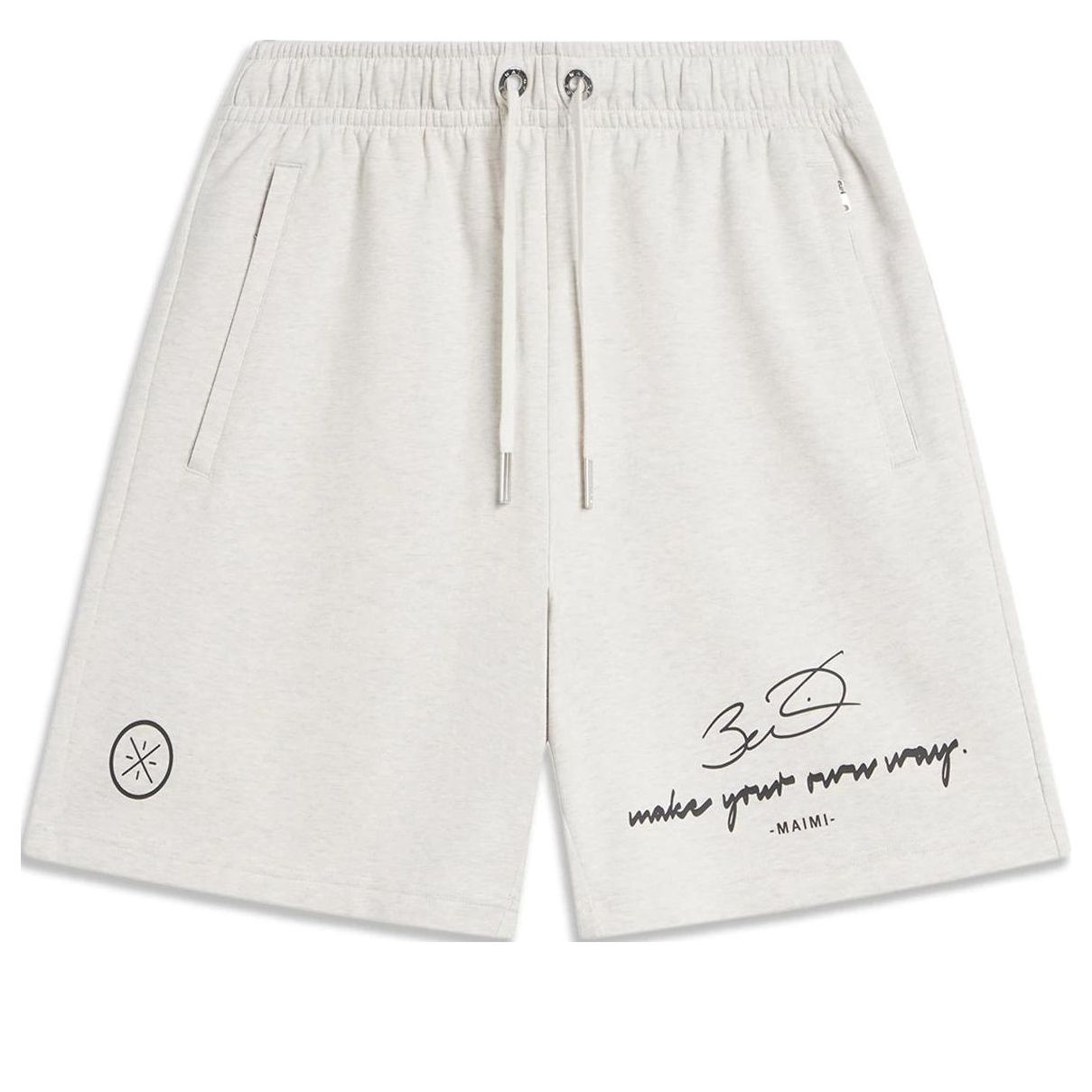 Li-Ning Way Of Wade Graphic Shorts 'Beige' AKSU371-5