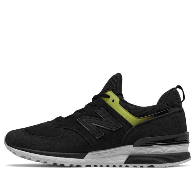 (WMNS) New Balance Fresh Foam Suede 574 Low-Top Black/Grey WS574RD