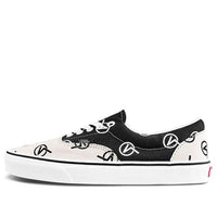 Vans Era Full Print Retro Casual Skate Shoes Unisex Black Beige 'Black White' VN0A4BV417H