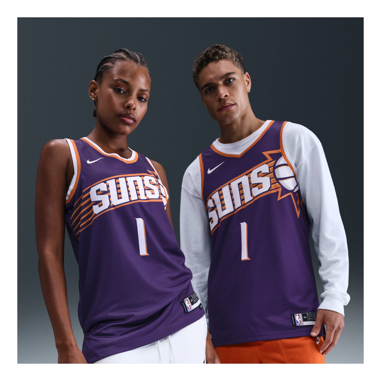 Nike NBA Devin Booker Phoenix Suns 2023/24 Icon Edition Swingman Jersey #1 DV4855-566