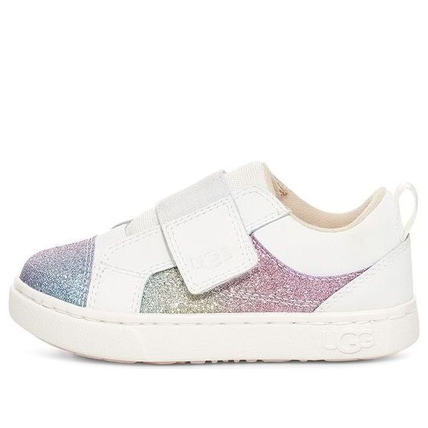 (TD) UGG Rennon Low Shoe 'White Rainbow Glitter' 1124874T-WRGT