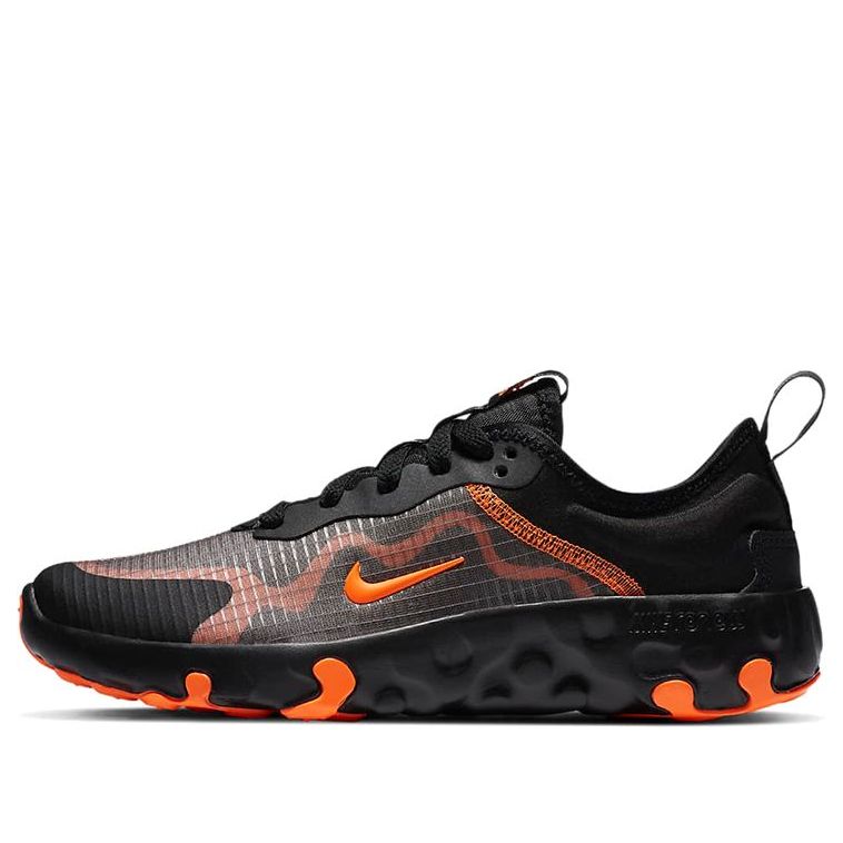 (GS) Nike Renew Lucent 'Black Total Orange' CD6906-006