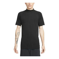 Men's Nike x MMW Crossover Loose Solid Color Short Sleeve Black T-Shirt DD9437-010