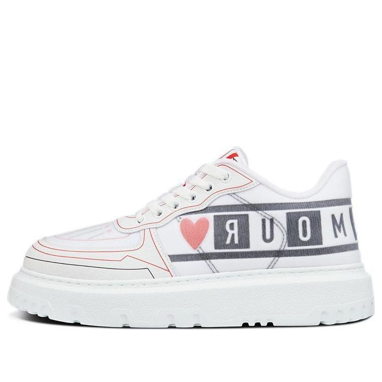 (WMNS) DIOR Addict Sneaker 'DIORamour D Chess Heart - White' KCK322DNN_S43L