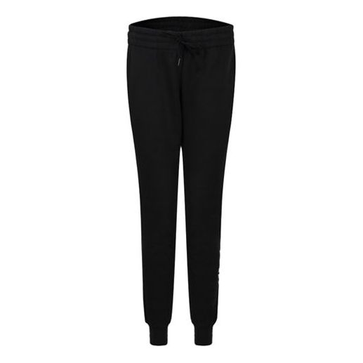 (WMNS) adidas E LIN Plus Fleece Trousers Black DP2399