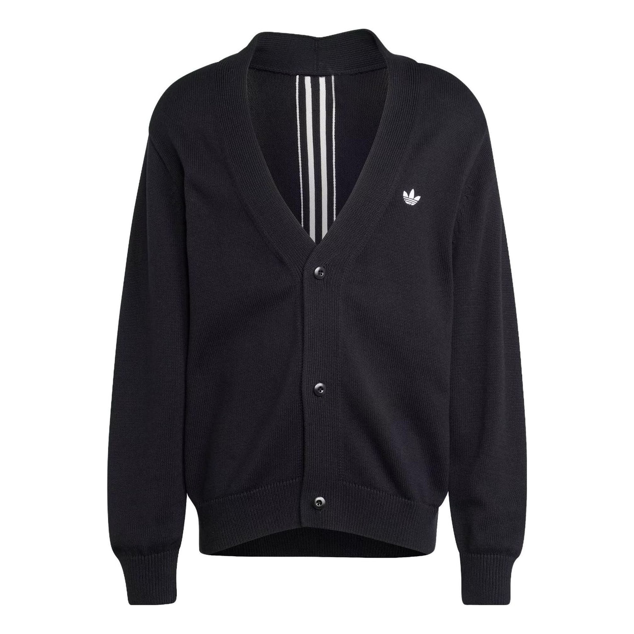 adidas Rifta Oversized Intarsia Cardigan 'Black' HZ0716