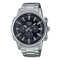 Casio Dress Classic Analog Watch 'Black Silver' MTP-E505D-1AV
