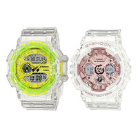 CASIO G-Shock Analog-Digital 'White' GA-400SK-1A9PRS&GMA-S120SR-7A