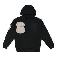 Nike x Travis Scott Cactus Jack Small Logo Functional Design Hoodie 'Black' CU0458-010