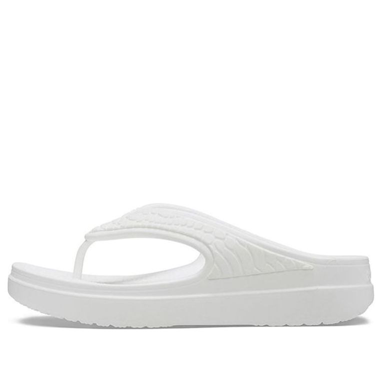 (WMNS) Crocs Sloane Snake Lightweight Cozy Sports Slippers White 206918-100