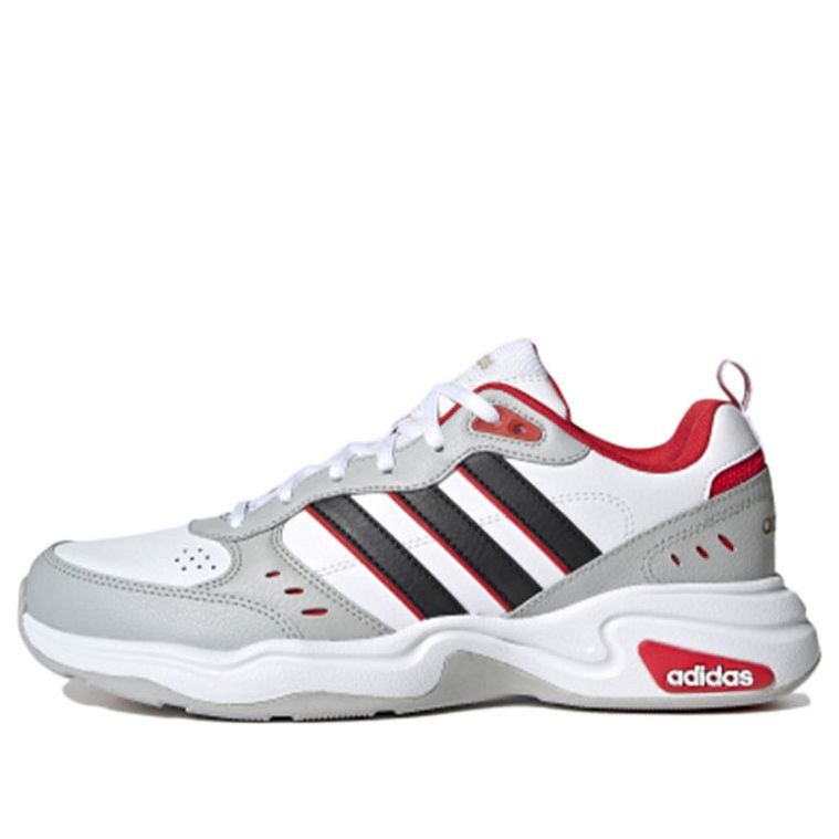 adidas neo Strutter 'White Gray Red' H05536