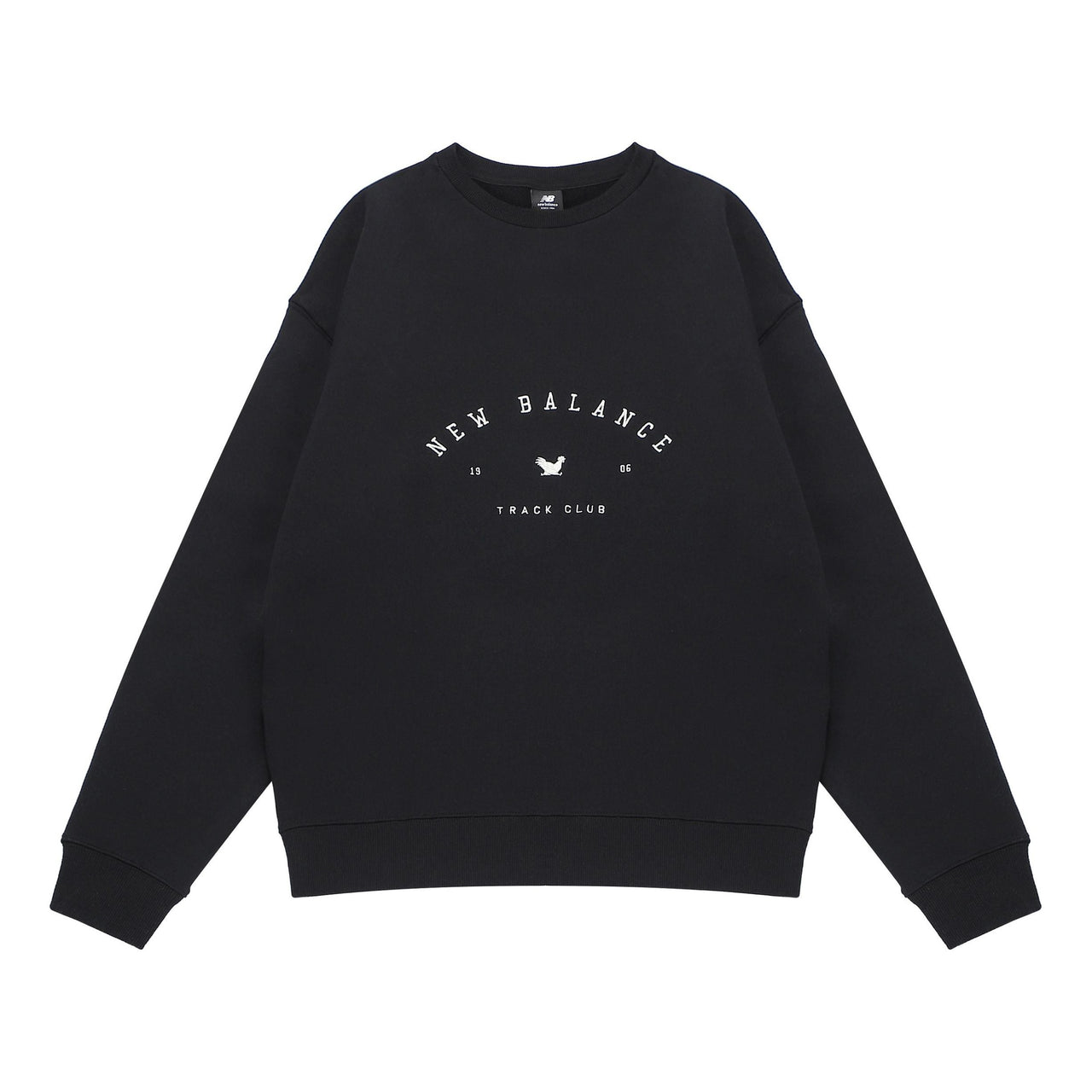 New Balance Logo Sweatshirt Asia Sizing 'Black' MT23562-BK