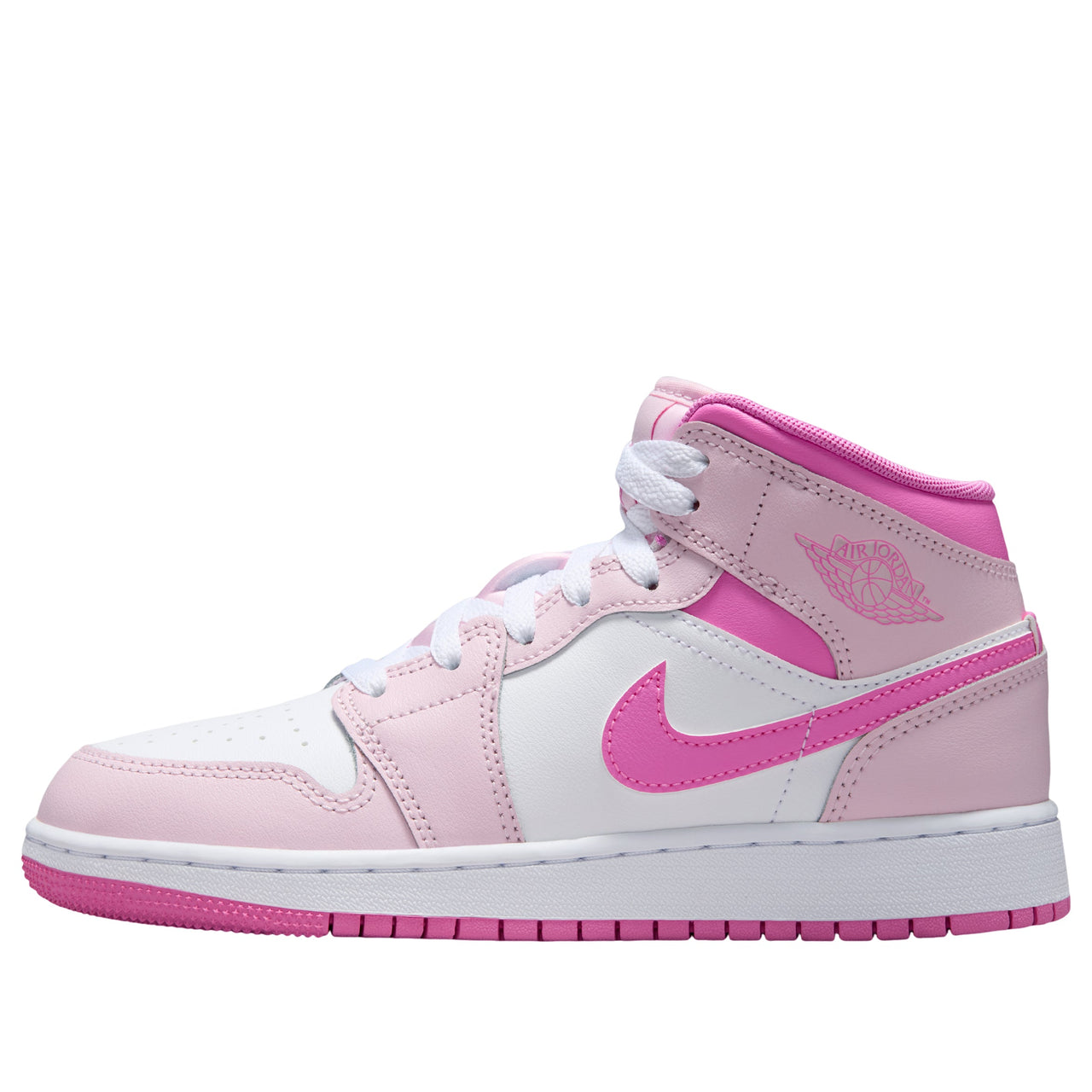 (GS) Air Jordan 1 Mid 'Pink Foam White' DQ8423-601