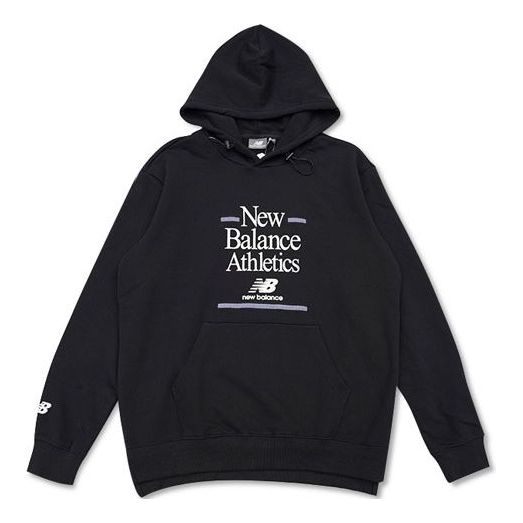 New Balance/NB 19 autumn round neck knit top pullover sweater Unisex NC933041-BK