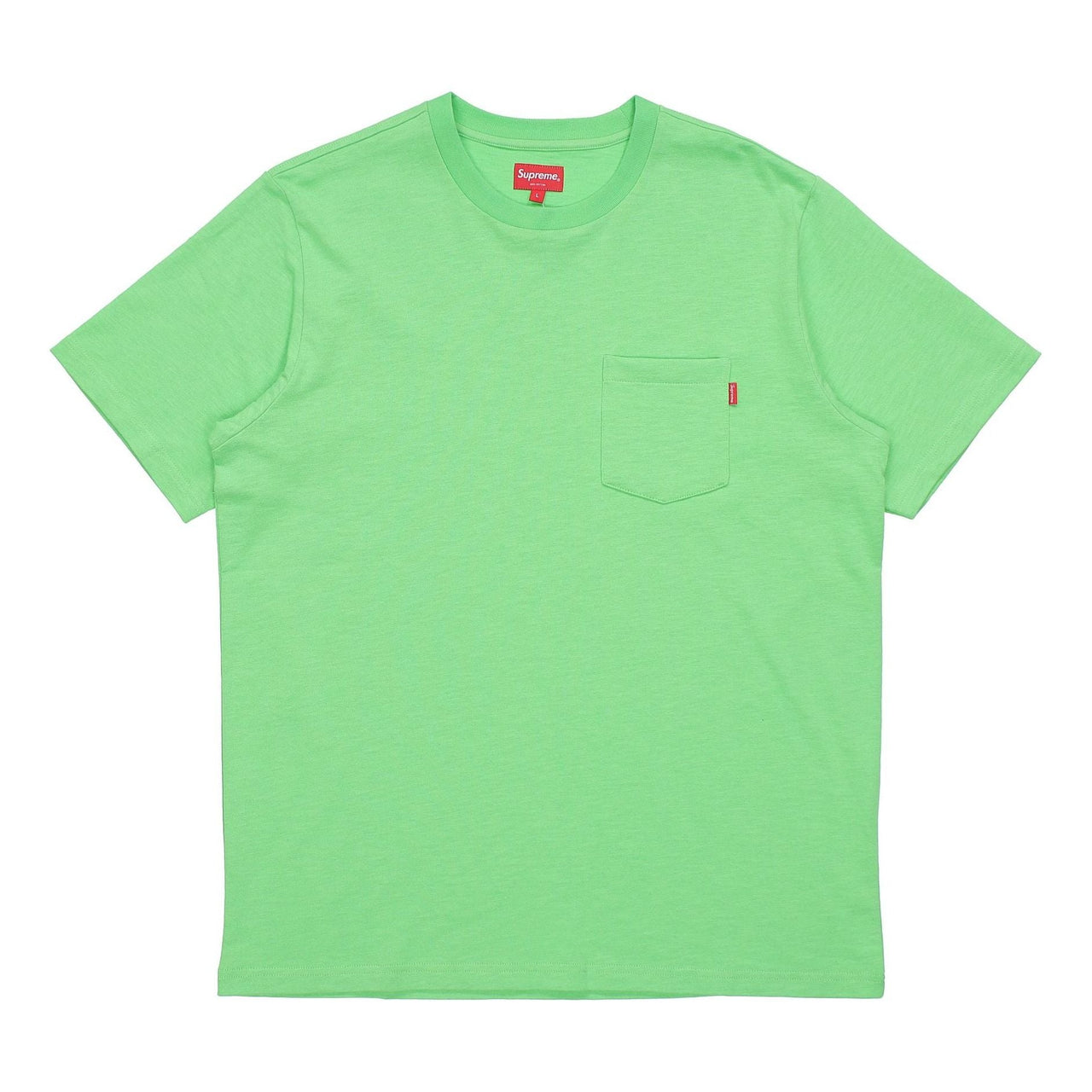 Supreme SS20 Week 1 S/S Pocket Tee Basic Short Sleeve Unisex Green SUP-SS20-137