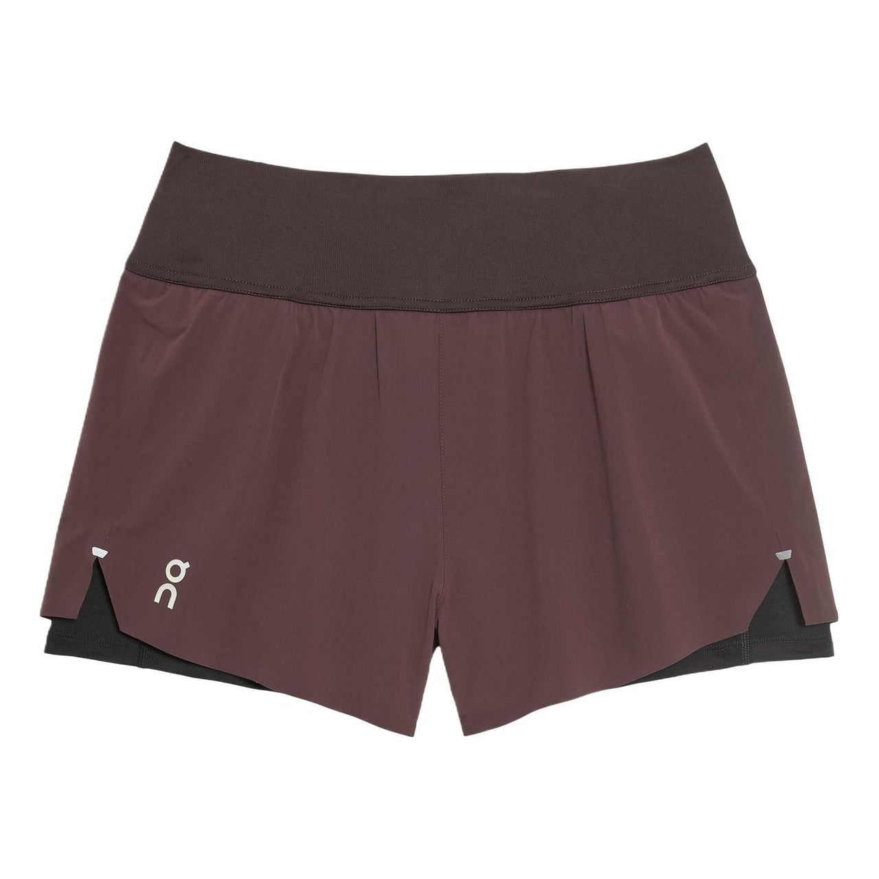 (WMNS) On Running Running Shorts 'Dark Red' 1WE11950398