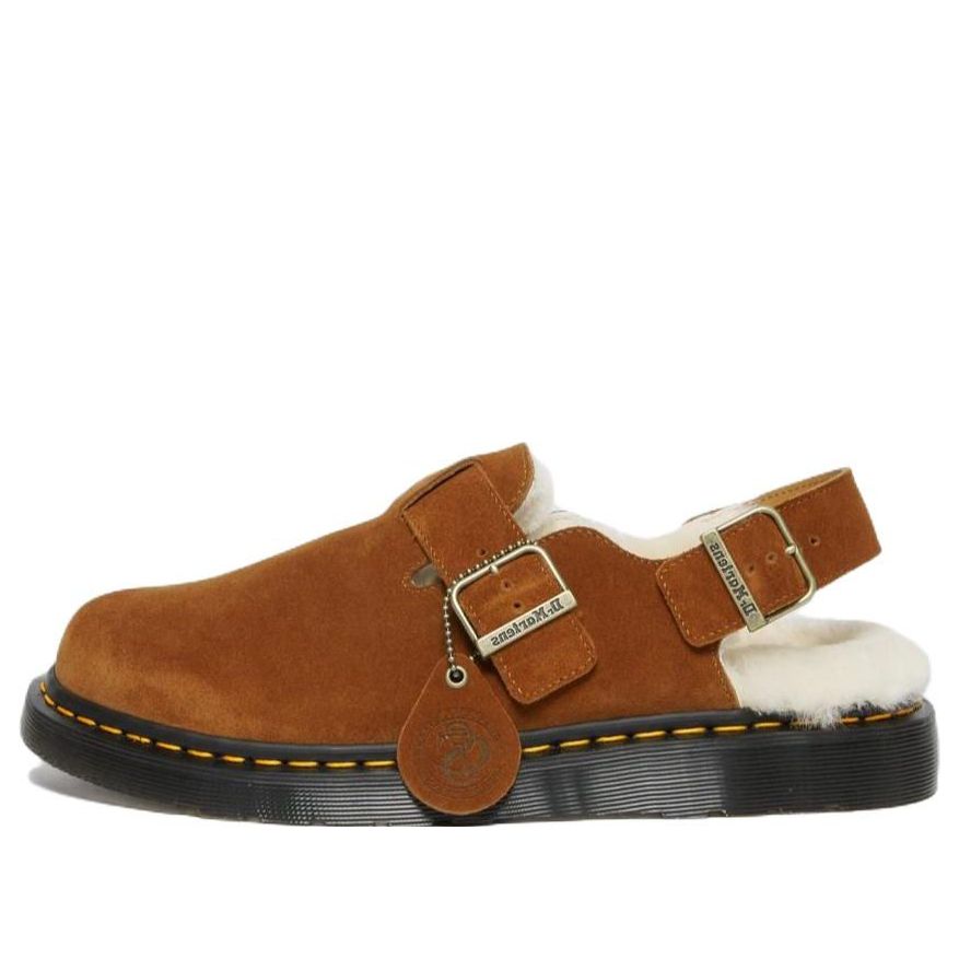 Dr. Martens Jorge Shearling Slingback Mule 'Brown' 27717999